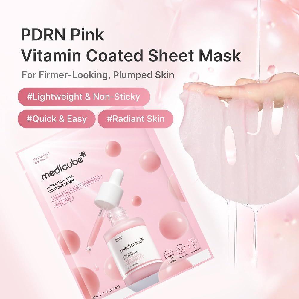 [MEDICUBE] PDRN Pink Coating Mask
