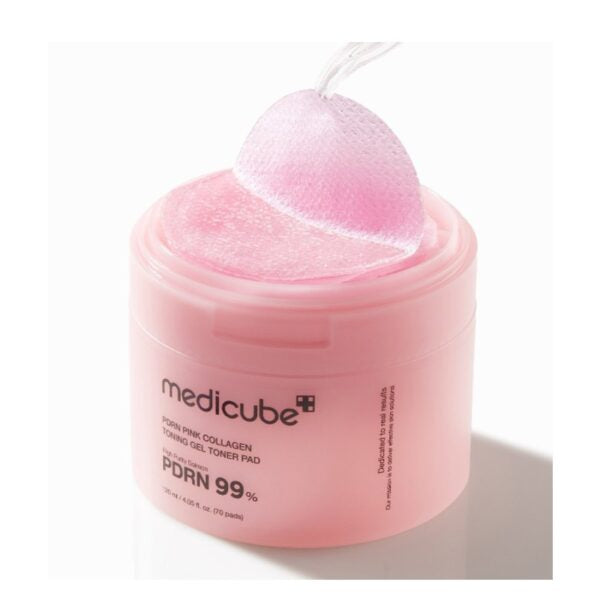 [MEDICUBE] PDRN Pink Collagen Toning Gel Toner Pad
