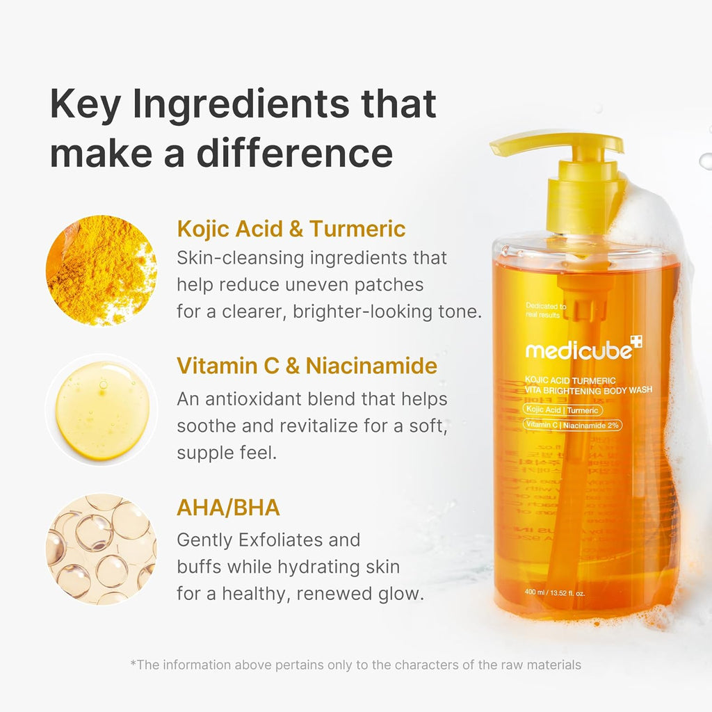 [MEDICUBE] Kojic Acid Tumeric Vita C Brightening Body Wash