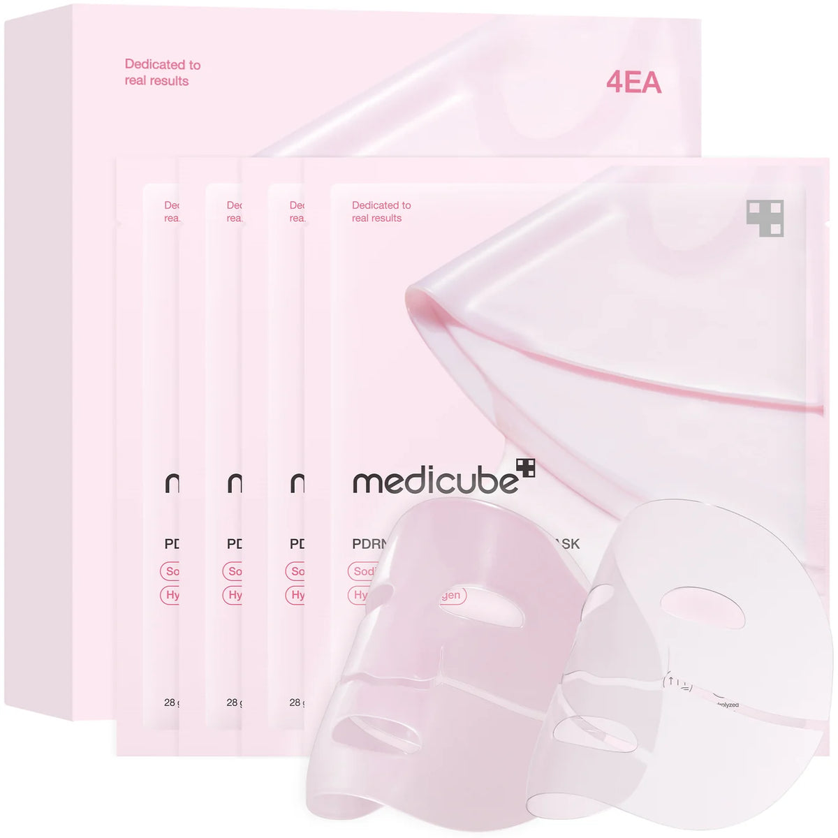 [MEDICUBE] Salmon PDRN Pink Collagen Jelly Mask 4pcs