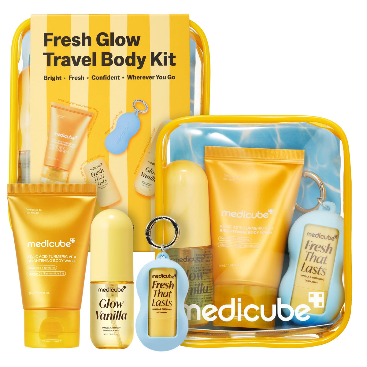 [MEDICUBE] Fresh Glow Travel Body Kit