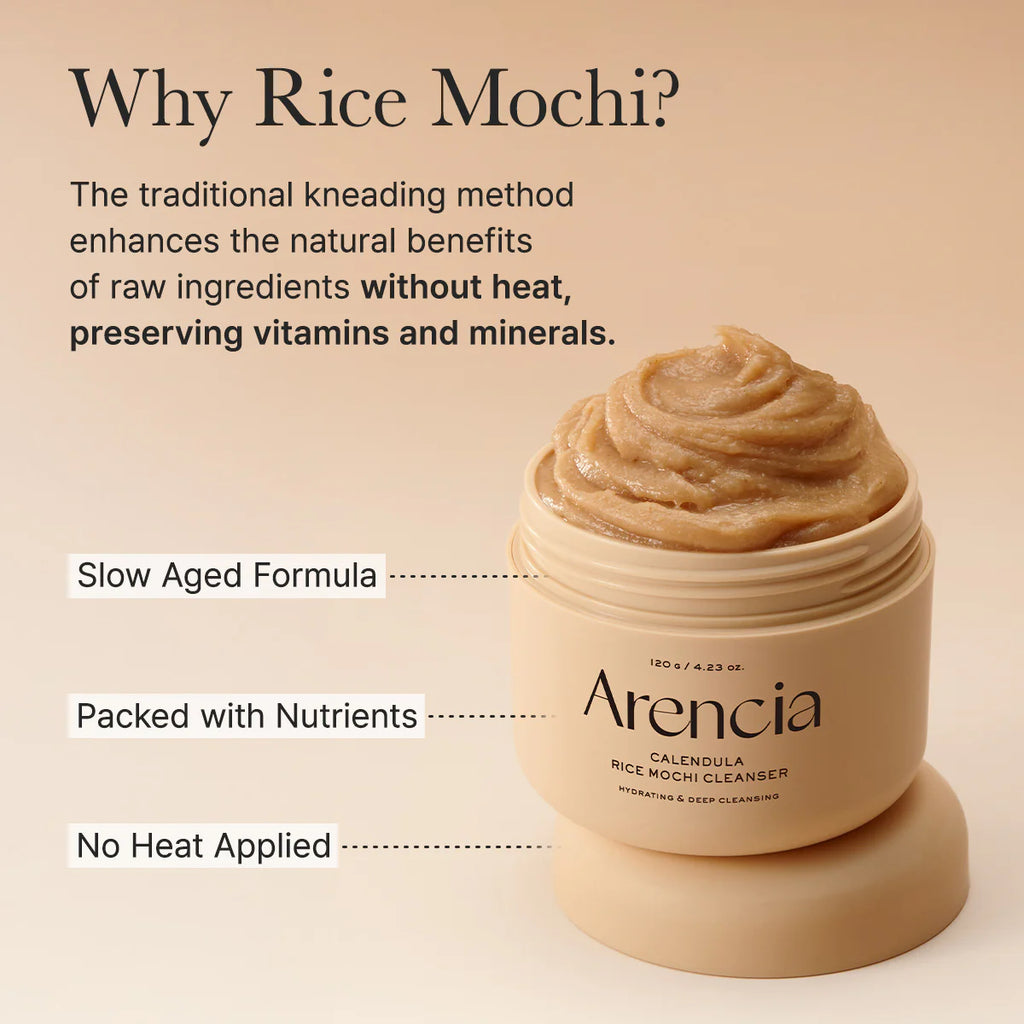 [ARENCIA] Calendula Rice Mochi Cleanser