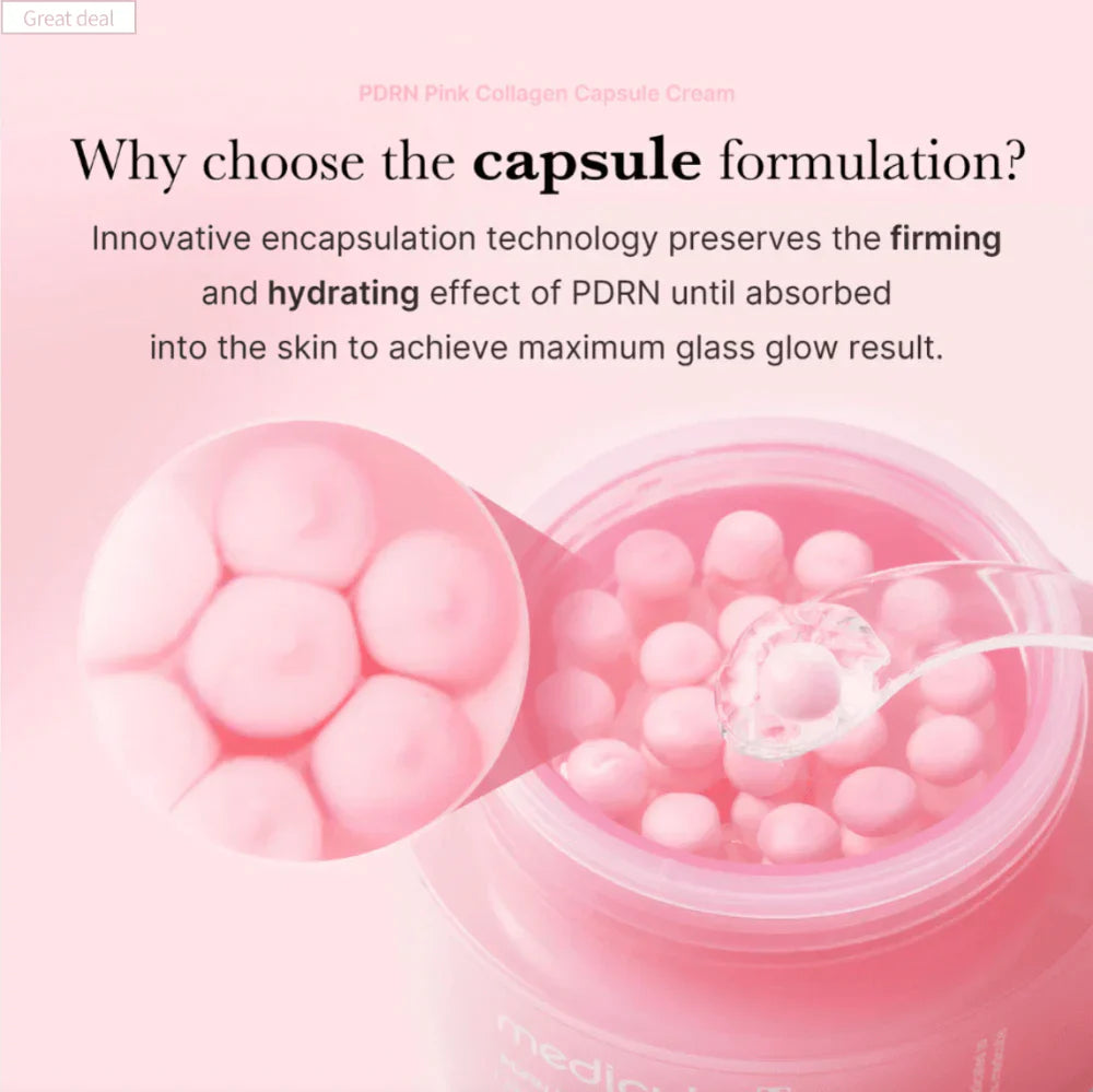 [MEDICUBE] PDRN Pink Collagen Capsule Cream