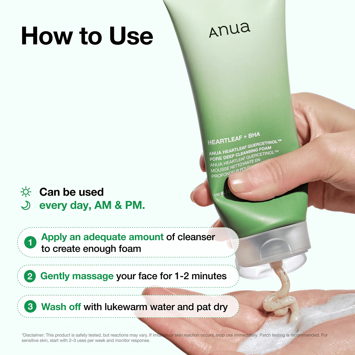 [ANUA] Heartleaf Quercetinol Pore Deep Cleansing Foam