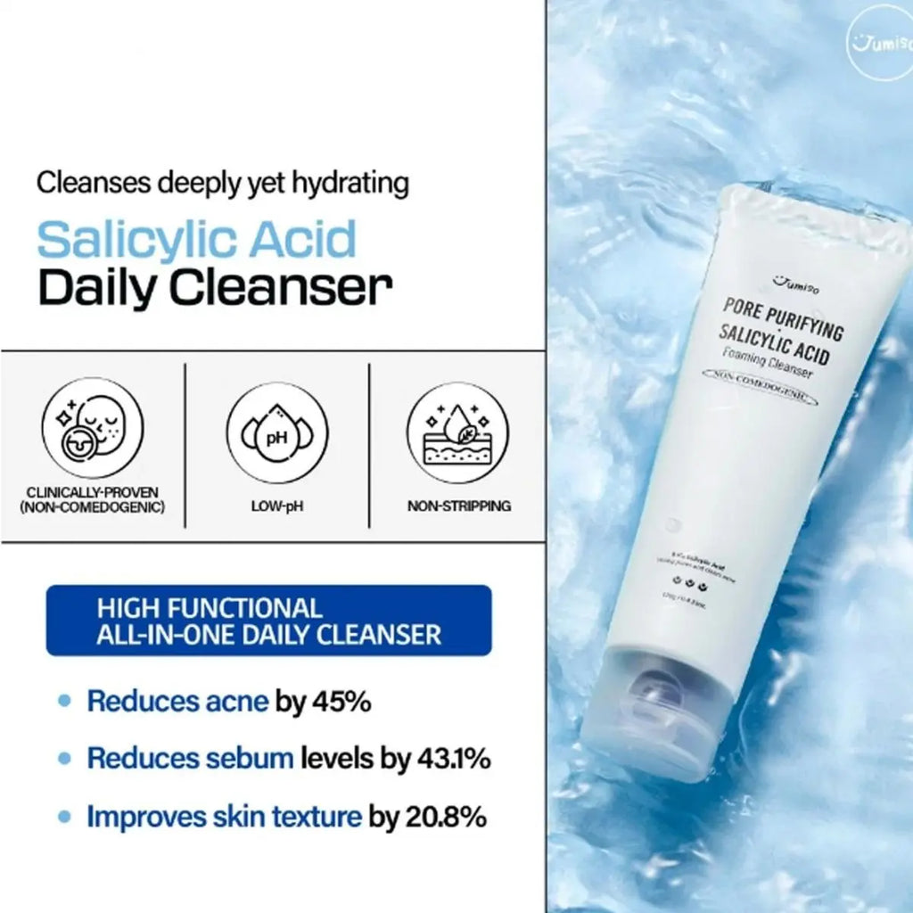 [JUMISO] Pore-Purifying Salicylic Acid Foaming Cleanser