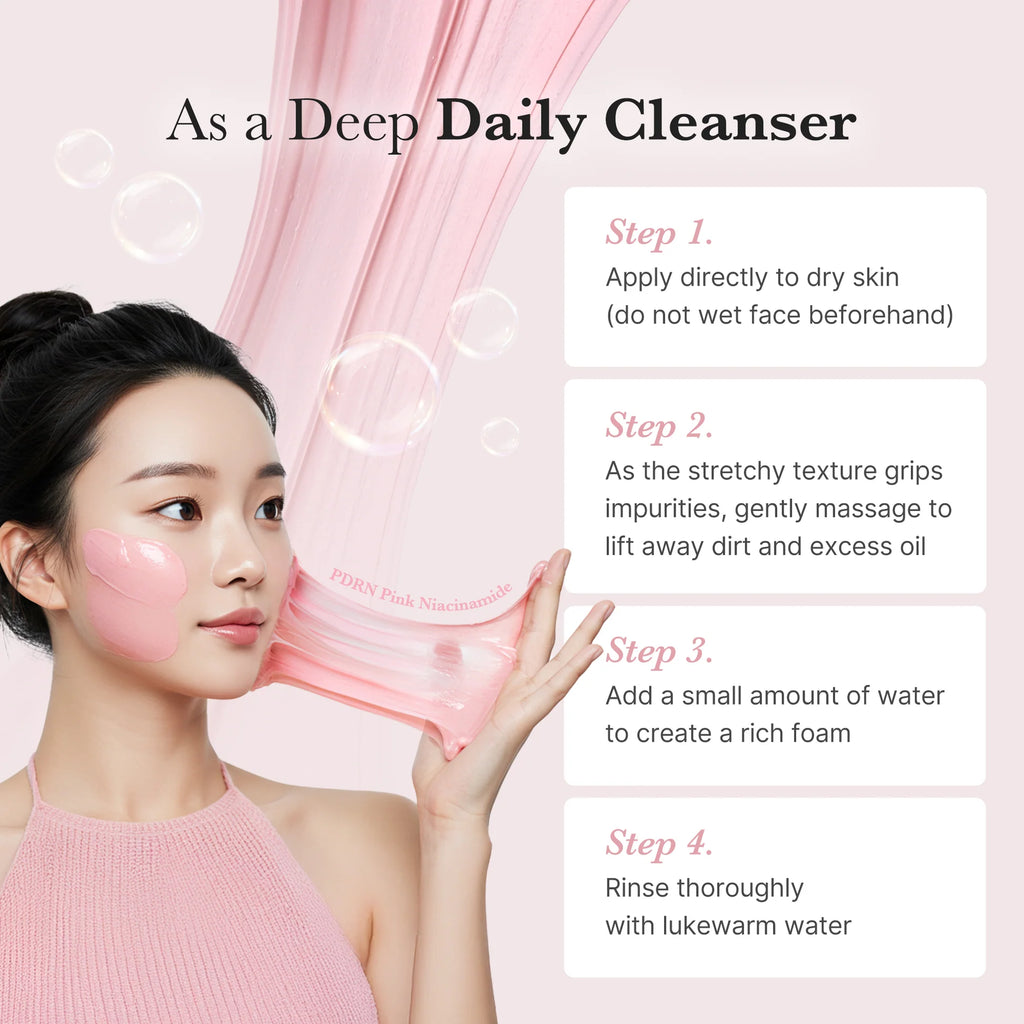 [MEDICUBE] PDRN Pink Niacinamide Whip Cleanser