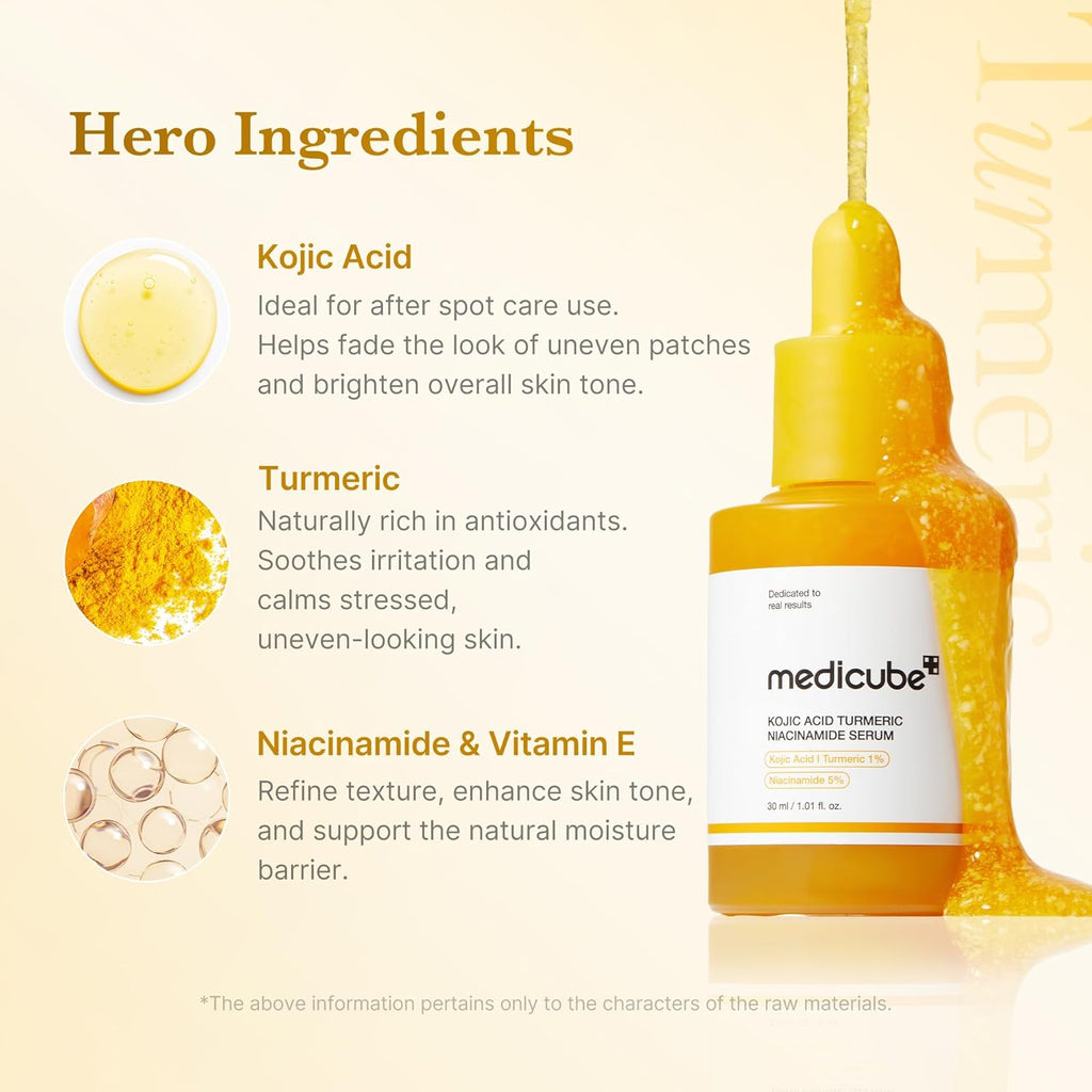[MEDICUBE] Kojic Acid Tumeric Niacinamide Serum