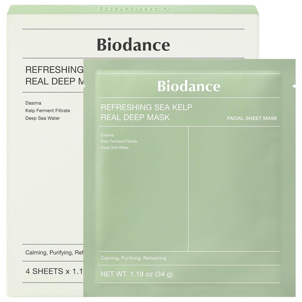 [BIODANCE] Refreshing Sea Kelp Real Deep Mask 4pcs