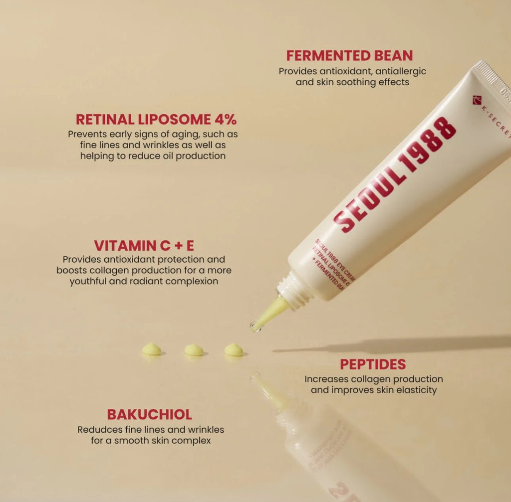 [K-SECRET] SEOUL 1988 Eye Cream : Retinal Liposome 4% + Fermented Bean