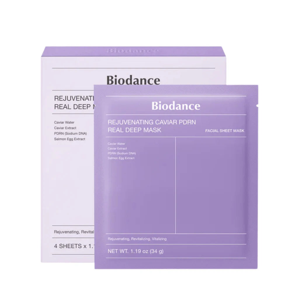 [BIODANCE] Rejuvenating Caviar PDRN Real Deep Mask 4pcs